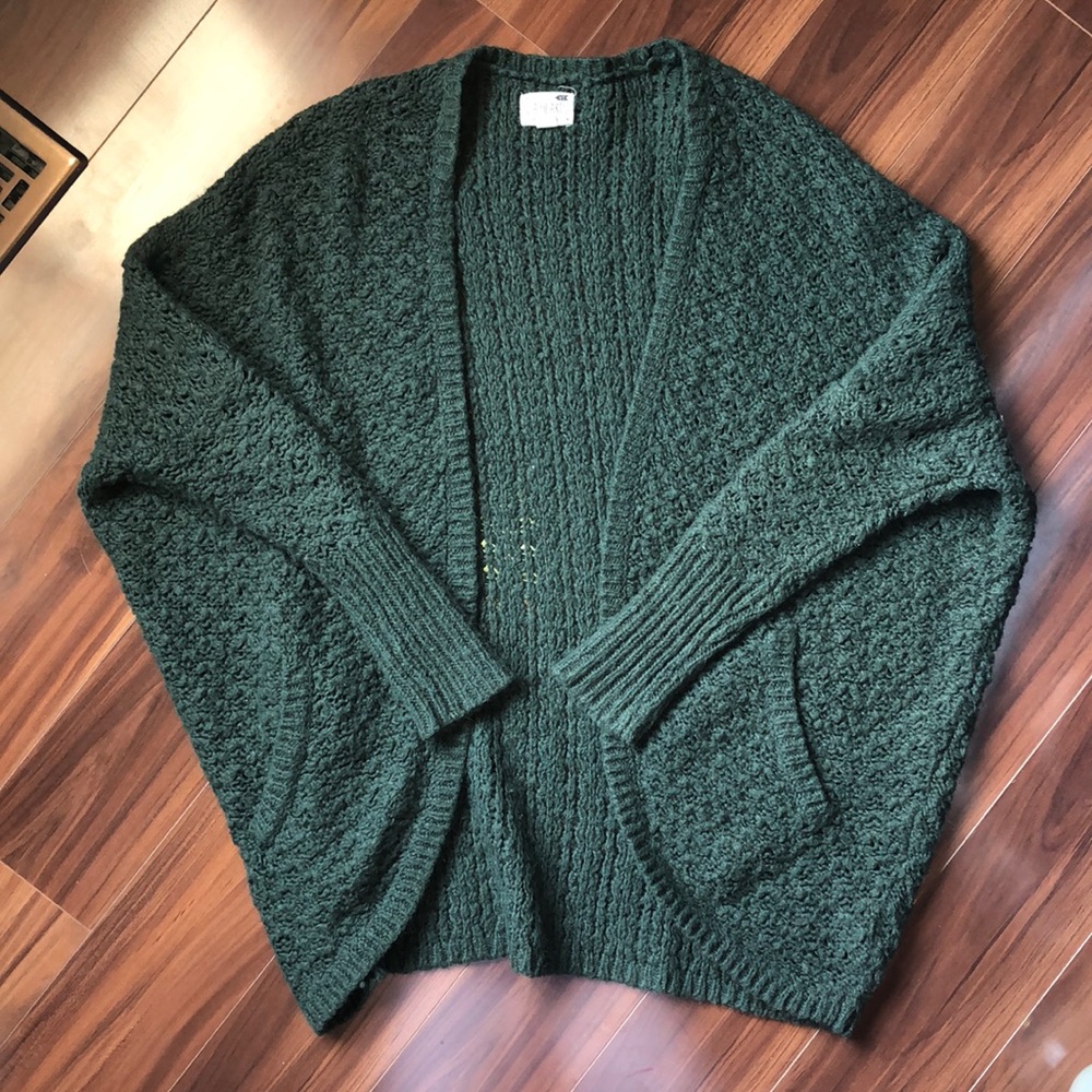 LA HEARTS oversized cardigan